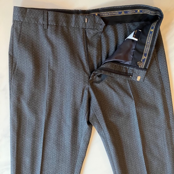 Vivienne Westwood Lightweight Wool Suit w/ Integrated Vest Slim EUR 54 XL - Picture 9 of 11